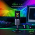 Razer Seiren Emote Microphone with Emoticons, Wireless, Black