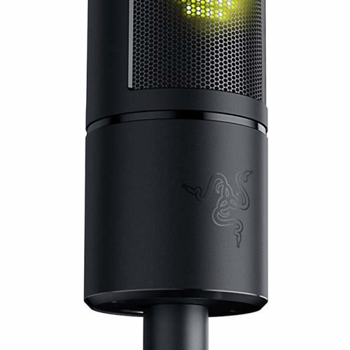 Razer Seiren Emote Microphone with Emoticons, Wireless, Black
