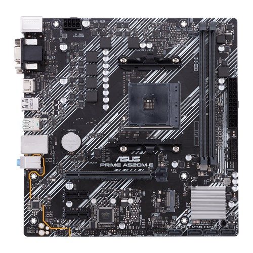 Asus PRIME A520M-E Memory slots 2, Processor family AMD, Micro ATX, DDR4, Processor socket AM4, Chipset AMD A