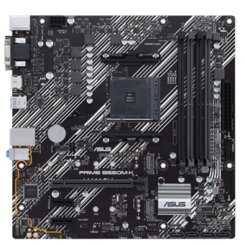 Asus PRIME B550M-K Memory slots 4, Processor family AMD, Micro ATX, DDR4, Processor socket AM4, Chipset AMD B