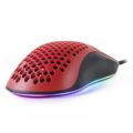 Arozzi Favo Ultra Light Gaming Mouse, RGB LED light, Red/Black, Gaming Mouse