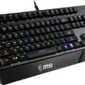 MSI VIGOR GK20 Gaming keyboard, RGB LED light, US, Wired, Black
