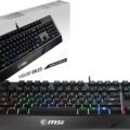 MSI VIGOR GK20 Gaming keyboard, RGB LED light, US, Wired, Black