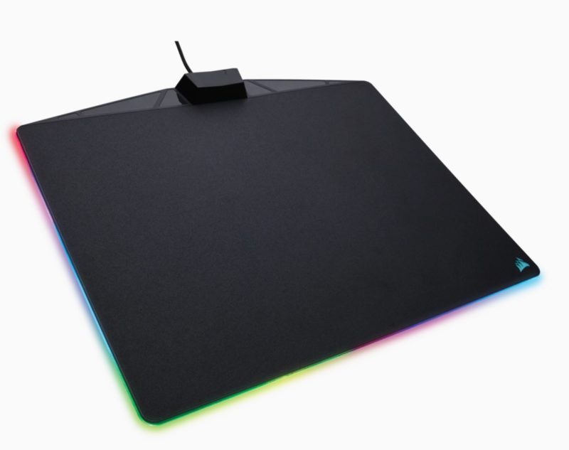 Corsair MM800 RGB POLARIS Gaming mouse pad, 350 x 260 x 5 mm, Black