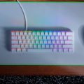 Razer Huntsman Mini, Gaming keyboard, RGB LED light, US, Mercury White, Wired