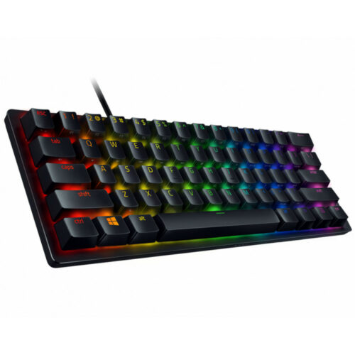 Razer Huntsman Mini 60%, Gaming Keyboard, Opto-Mechanical, Russian, Black, Wired