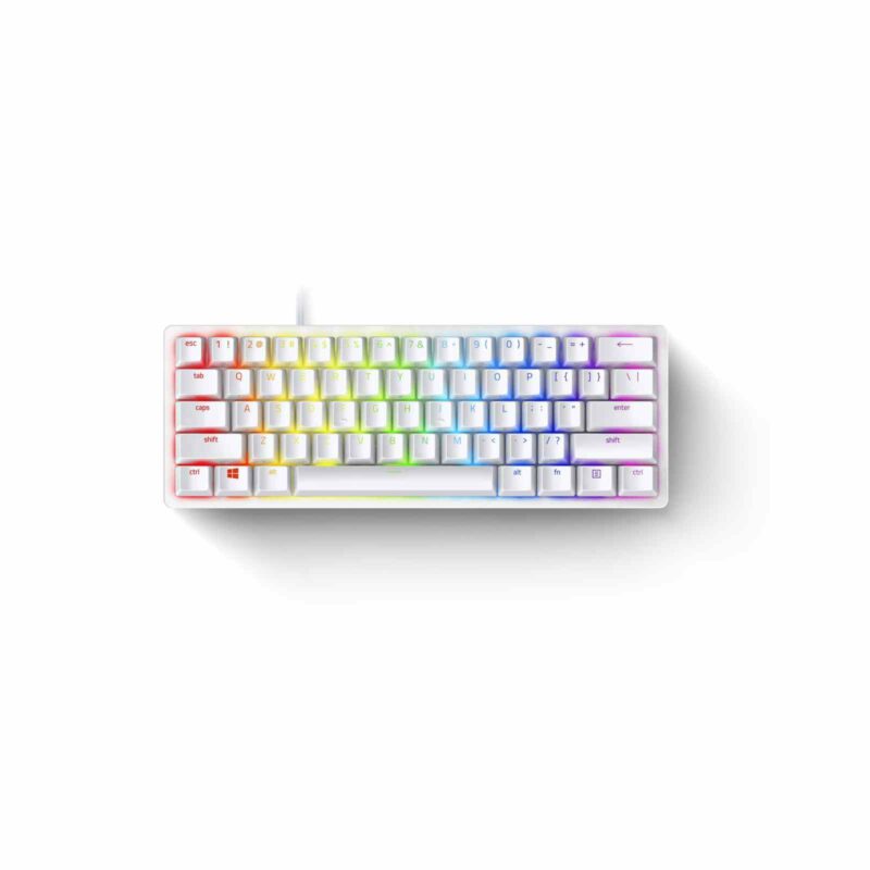 Razer Huntsman Mini 60%, Gaming Keyboard, Optical, US, Mercury, Wired