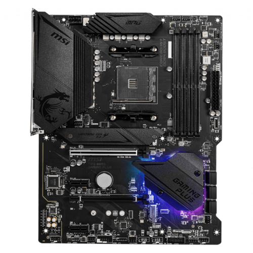 MSI MPG B550 GAMING PLUS Processor family AMD, Processor socket AM4, DDR4, Memory slots 4, Chipset AMD B, ATX