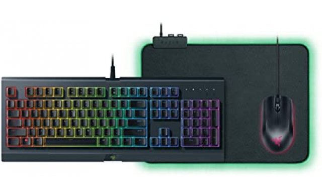 Razer Razer Level Up – Keyboard, Mouse and Headset Bundle, Gaming keyboard, RGB LED light, US Layout, Wired, Black