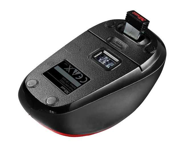 MOUSE USB OPTICAL WRL YVI/RED 19522 TRUST