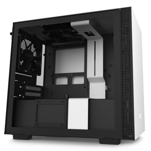 NZXT H210 Side window, White/Black, Mini ITX, Power supply included No