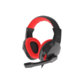 Genesis Gaming Headset, 3.5 mm, ARGON 100, Red/Black, Built-in microphone