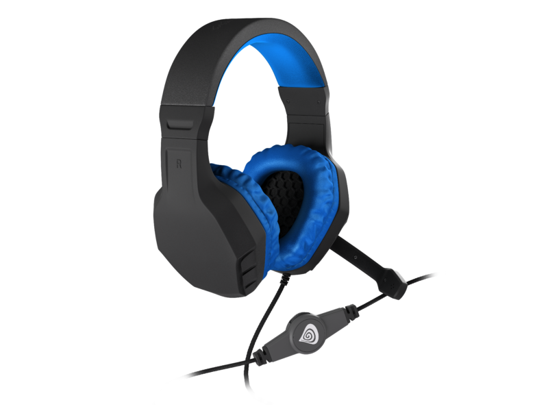 GENESIS ARGON 200 Gaming Headset, On-Ear, Wired, Microphone, Blue