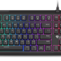 GENESIS THOR 210 RGB Gaming Keyboard, US Layout, Wired, Black, RGB backlight
