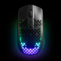 SteelSeries Gaming Mouse Aerox 3, Optical, RGB LED light, Black, Wireless