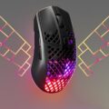 SteelSeries Gaming Mouse Aerox 3, Optical, RGB LED light, Black, Wireless