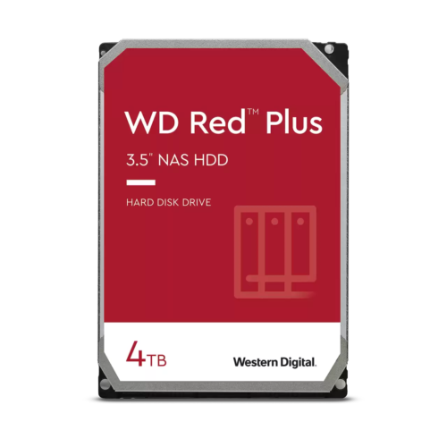 Western Digital NAS Hard Drive Red Plus 5400 RPM, 3.5 “, 4000 GB