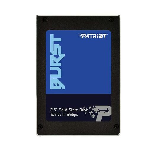 SSD|PATRIOT|Burst|480GB|SATA 3.0|Write speed 540 MBytes/sec|Read speed 560 MBytes/sec|2,5″|TBW 425 TB|MTBF 2000000 hours|PBU480GS25SSDR