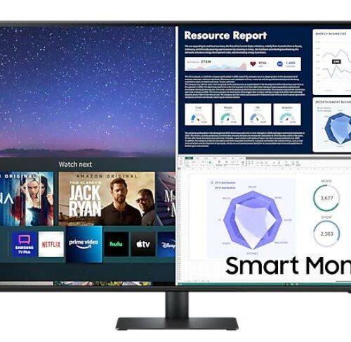 LCD Monitor|SAMSUNG|S43AM700U|43″|Business/TV Monitor/Smart/4K|Panel VA|3840×2160|16:9|60Hz|8 ms|Speakers|Tilt|Colour Black|LS43AM700UUXEN