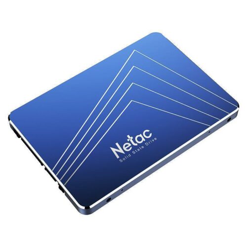 SSD|NETAC|960GB|SATA 3.0|TLC|Write speed 520 MBytes/sec|Read speed 560 MBytes/sec|2,5″|MTBF 1500000 hours|NT01N535S-960G-S3X
