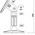 Speaker Accessory|NEWSTAR|SPEAKER-W100|White|SPEAKER-W100