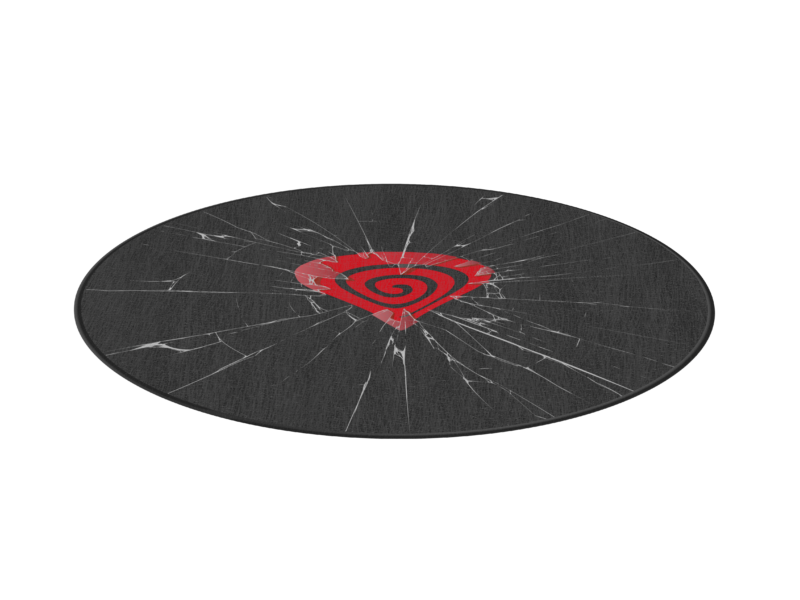 GENESIS Tellur 300 IOH Protective Floor Mat, 100cm, Black