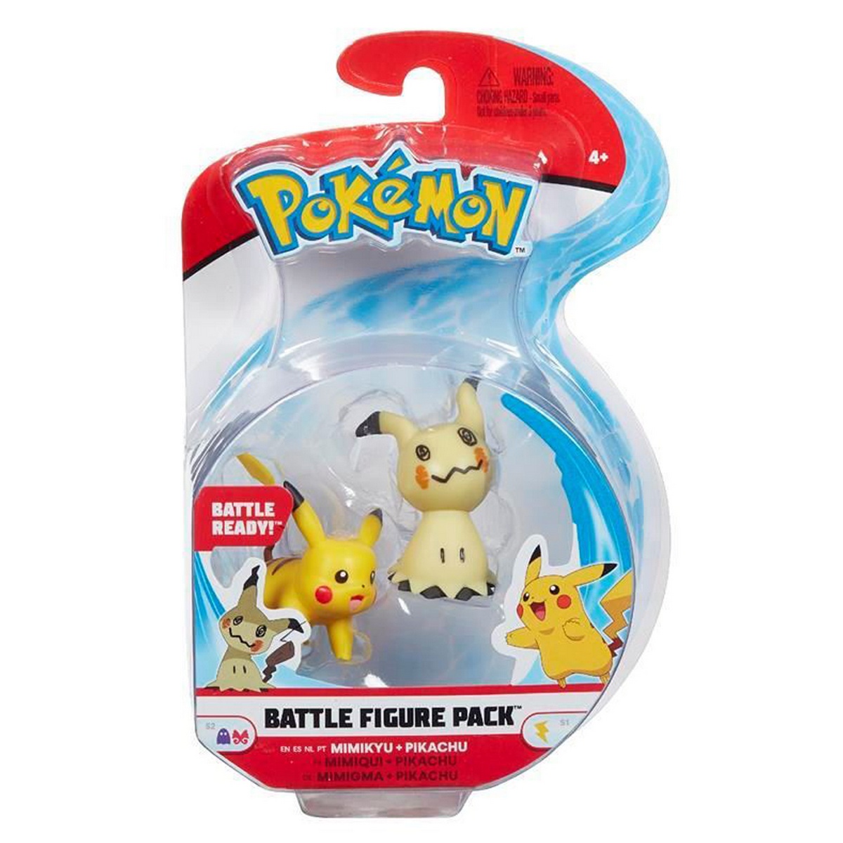 Pokemon: Battle Figure 2-Pack- Mimikyu + Pikachu (Wave 7), Series 2