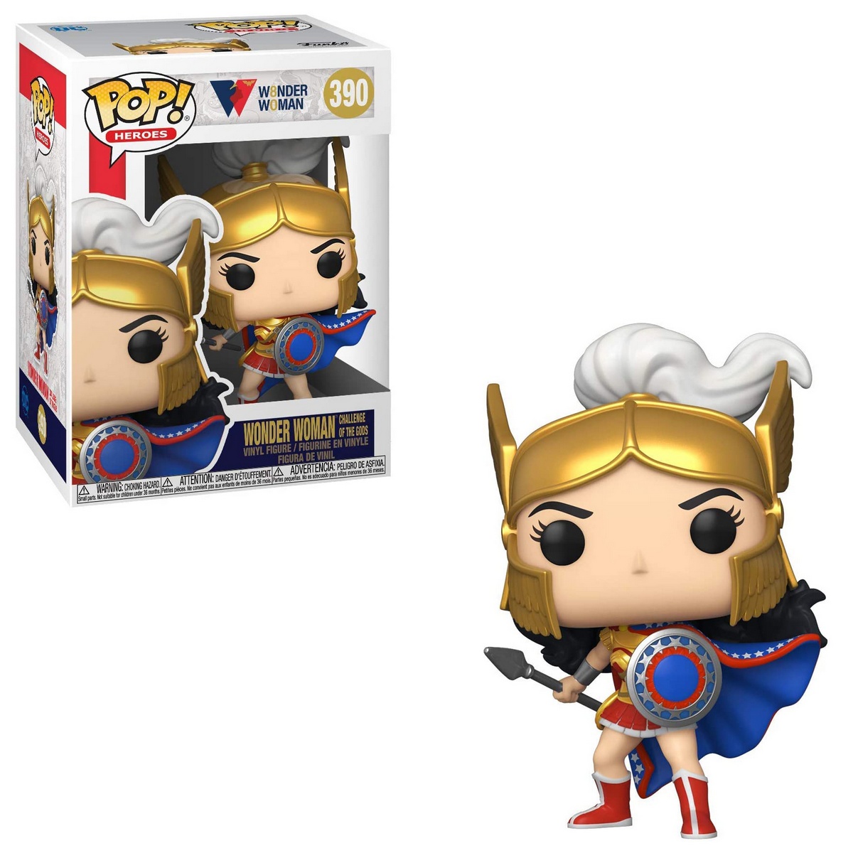 POP! Heroes: Wonder Woman 80th – Wonder Woman (Challenge of the Gods) Vinyl Figure