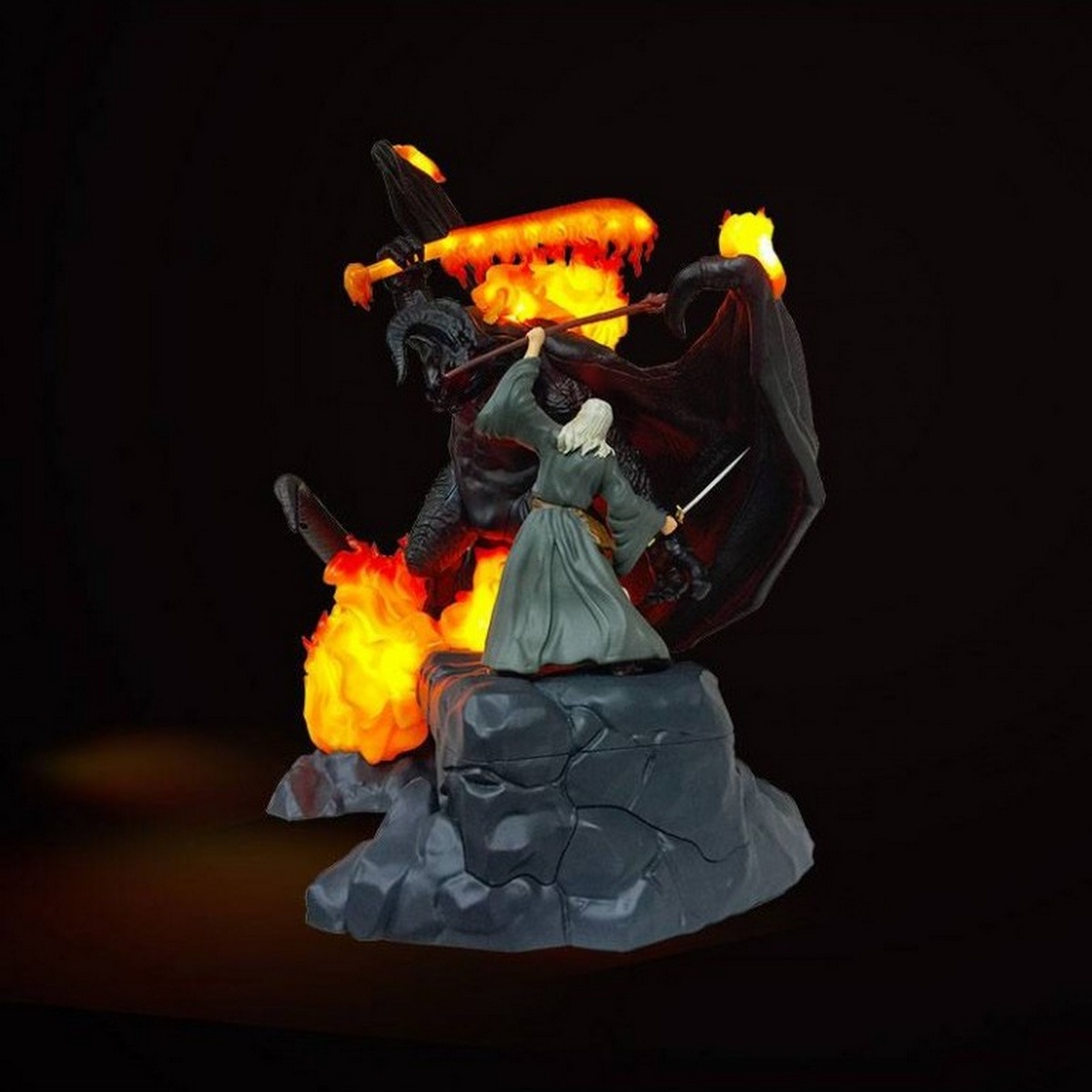 Lord of the Rings – The Balrog vs Gandalf Light, 40cm