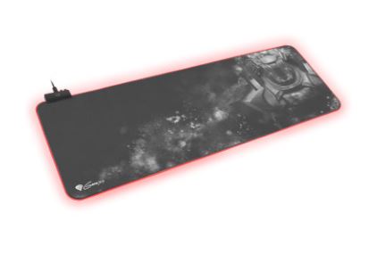 Genesis Boron 500 RGB Black, Gaming mouse pad, Fabric / Rubber, XXL-size, 300 x 800 x 4 mm