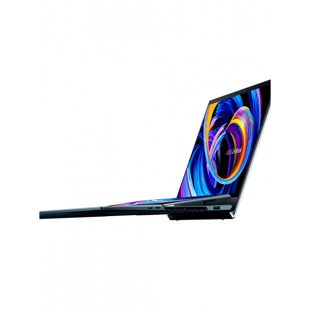 Asus ZenBook Pro Duo  UX582LR-H2004T Celestial Blue, 15.6 “, OLED, Touchscreen, 4K, 3840×2160 pixels, Glossy, Intel Core i7, 10870H, 16 GB, DDR4, SSD 1000 GB, NVIDIA GeForce RTX 3070, GDDR6, 8 GB, No ODD, Windows 10 Home, 802.11ax, Bluetooth version 5.0, Keyboard language English, Keyboard backlit, Warranty 24 month(s), Battery warranty 12 month(s)
