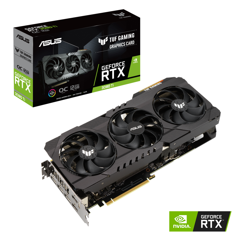 Asus TUF-RTX3080TI-O12G-GAMING NVIDIA, 12 GB, GeForce RTX 3080 Ti, GDDR6X, PCI Express 4.0, Processor frequency 1785 MHz, HDMI ports quantity 2