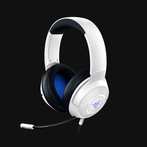 Razer Kraken X PlayStation Gaming headset, On-ear, Microphone, White, Wired