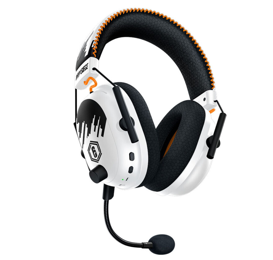 Razer Six Siege Special Edition BlackShark V2 Pro Gaming Headset, Built-in microphone, White, Wireless