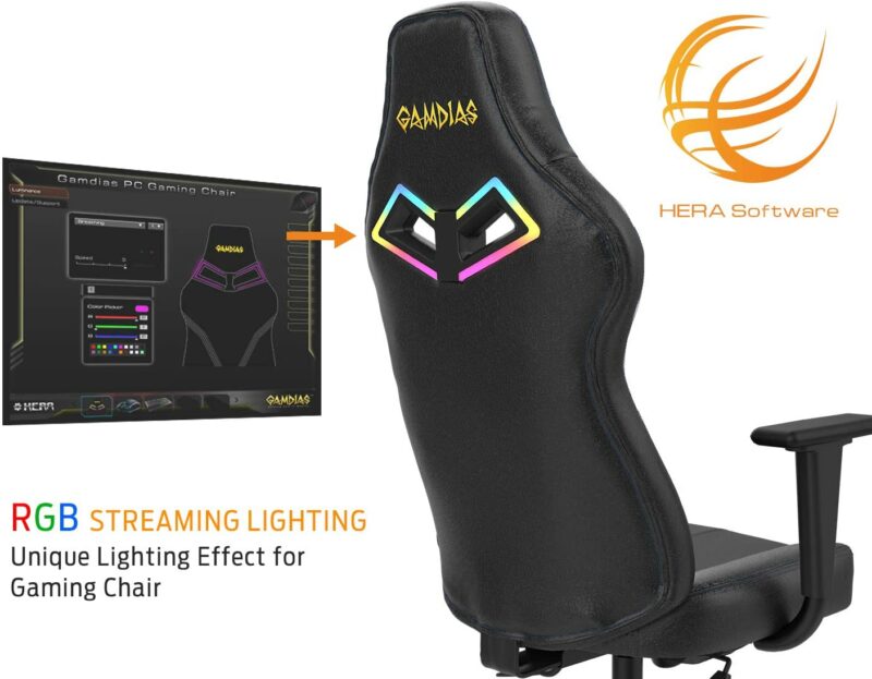 Private: Gamdias Gaming chair,  ZELUS E1 L, Black