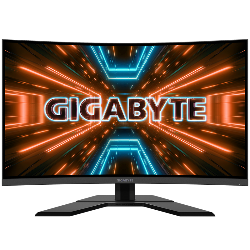 Gigabyte Gaming Monitor G32QC A 31.5 “, VA, QHD, 2‎560 x 1440 pixels, 1 ms, 350 cd/m², Black, 165 Hz, HDMI ports quantity 2