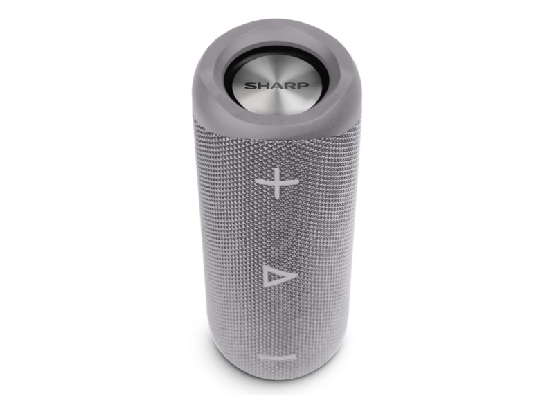 Sharp GX-BT280(GR) Portable Bluetooth Speaker, 12h playback, BT 4.2, IP56, 20W, Gray
