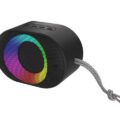 aud Speakers Aurora Mini 7 W, Waterproof, Bluetooth, RGB, Portable, Black, 90 dB