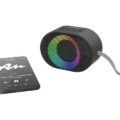 aud Speakers Aurora Mini 7 W, Waterproof, Bluetooth, RGB, Portable, Black, 90 dB