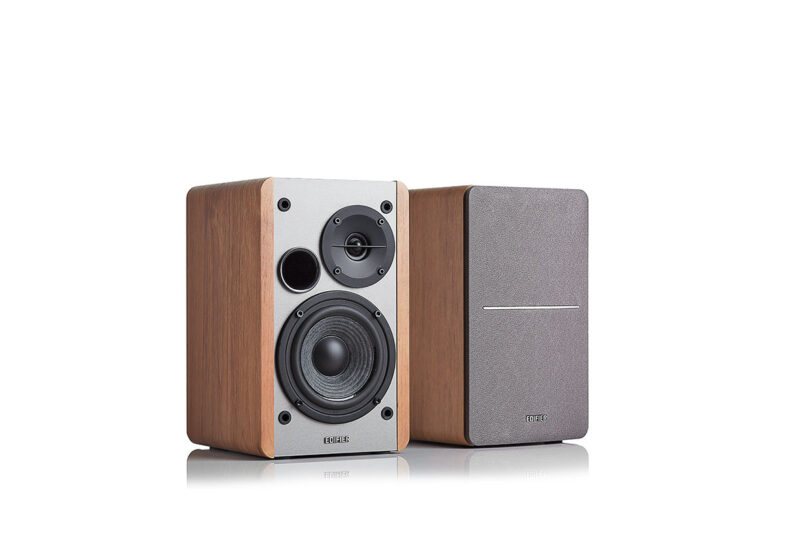 Edifier Studio 1280T Speaker type 2.0, 3.5mm, Grey/Wood, 42 W