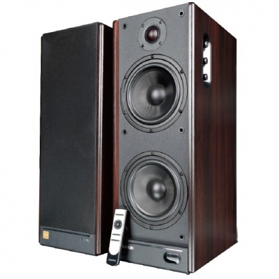 Microlab Solo9C Speaker type 2.0, 3.5mm/Optical/Coaxial/HDMI, Black/Dark wooden, 140 W