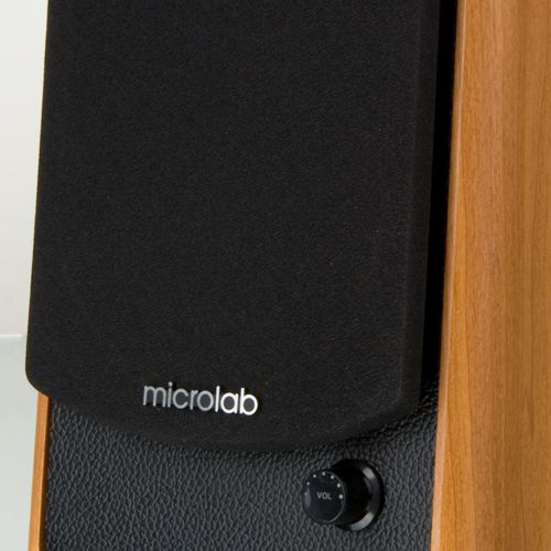 Microlab B-77 Speaker type 2.0, 3.5mm, Light wood, 48 W
