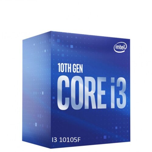 Intel i3-10105F, 3.7 GHz,  FCLGA1200, Processor threads 8, Packing Retail, Processor cores 4, Component for PC