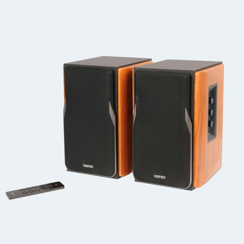 Edifier Professional Bookshelf Speakers R1380DB  Brown, Bluetooth, Wireless connection