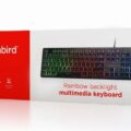 KEYBOARD MULTIMEDIA USB ENG/BLACK KB-UML-01 GEMBIRD