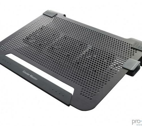 Cooler Master NotePal U3 Plus Notebook cooler up to 19″ 1.1 kg, Black, 435 x 333 x 76 mm