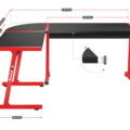 Gaming Desk Huzaro Hero 6.0 RED - Image 8